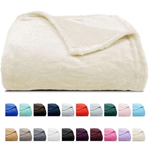 MANEMI - Manta Franela 130 x 160, Manta sofá, Microfibra 100% Poliéster Extra Suave, Manta para Cama, sobre Cama, Plaid