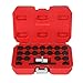 Mrcartool 22pcs Anti-Theft Screws Removal and Install Socket Sleeve Set Group for BMW Wheel Lock Lugnut Anti-Theft Screw Lug Nut Removal Key Socket Set for BMW