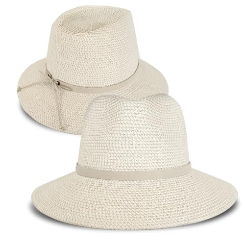 Image of Lucky Brand Straw Hat | Travel | Vacation | Sun Protection | Lightweight | Breathable | Summer | Beach | Straw