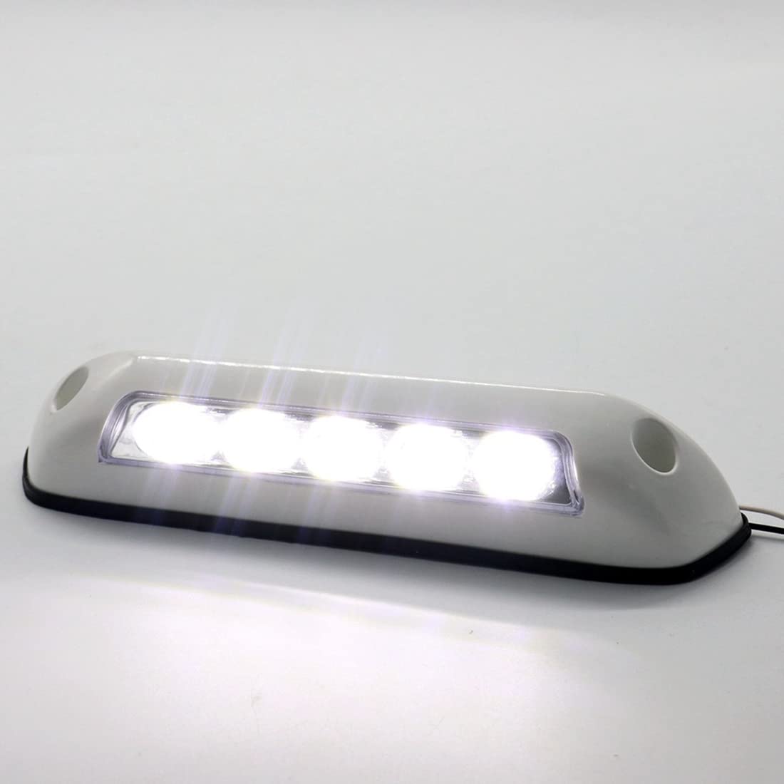 2 Piezas 8 Pulgadas RV LED Porche Luces para Toldo 12V LáMparas de Pared de Luces para Camiones Caravana Remolque,
