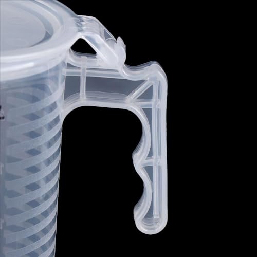Vaso medidor plástico 250 ml con tapa miniatura 4