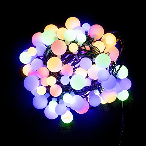 Vickerman X22G310 100 Light Multicolor Led Indoor/Outdoor Three Size Cherry Light Set. cover