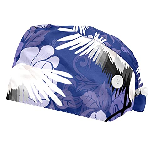 Gorra de trabajo con botón ajustable y banda antisudor con dinosaurios cómodos