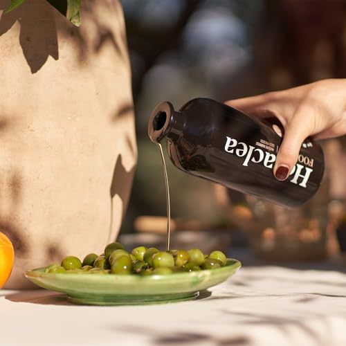 Heraclea Organic Extra Virgin Olive Oil Cold Pressed, Organic Olive Oil, Cold Pressed EVOO, Polyphenol Rich EVOO, 16.9 oz, 2023-2024 Harvest (The Pairing 2 Pack)