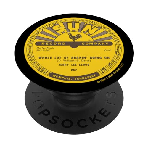 Sun Records Lot of Shakin' vinyle Jerry Lee Lewis PopSockets PopGrip Interchangeable
