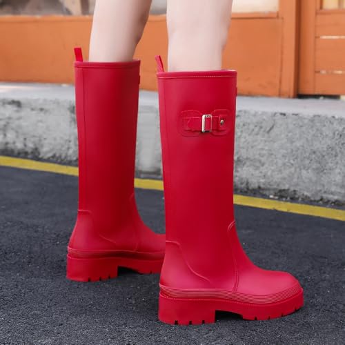 starflare Gummistiefel Damen Knöchelhohe Stiefel Wasserdichte Gummistiefel für Gartenarbeit & Outdoor Leichte & Bequeme Damen Gummistiefel für Spaziergänge, Angeln & Mehr