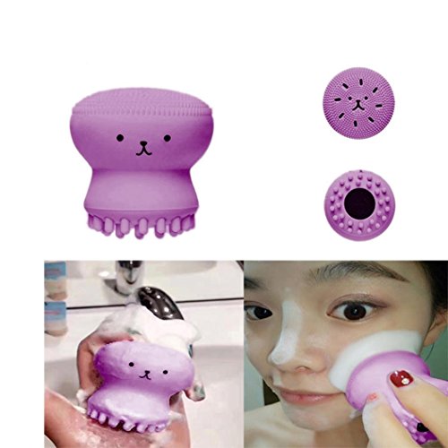 My Beauty Tool Exfoliating Jellyfish Silicon Brush/Pore Brush By Cinnamou (Purple)
