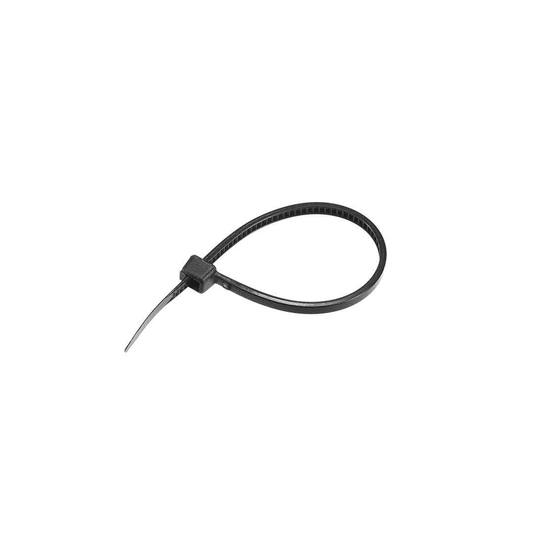 300 Nylon-Kabelbinder Selbstsichernd, 5 Zoll Lang, 0,07 Zoll Breit – Weiß, Vielseitig Einsetzbar