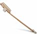 Wooden Shower Body Brush with Boar Bristle Made By Mira with Detachable Hand Grip Handle, Perfect for Dry Skin Brushing, Shower and Bath, an Essential for Cellulite Reduction, Skin Exfoliation (Wood)