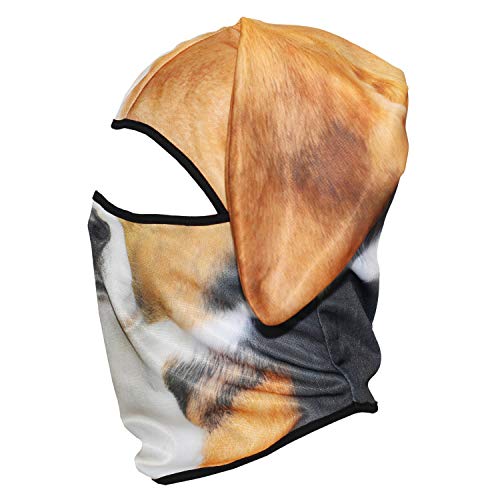 image for WTACTFUL 3D Animal Ears Balaclava Windproof Face Mask Cover Protection