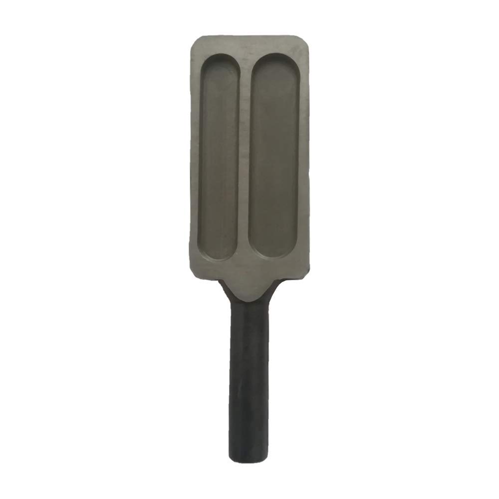 Simond Store 4” Wire & Strip Ingot Mold 6 Sizes for Metal Molding Casting, Precious Metals Like Gold, Silver, Brass, Copper, Aluminium - Cast Iron Mold