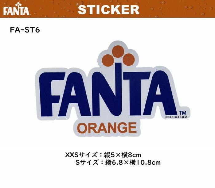 海外紙物　ファンタ　とても大きな　ステッカー　4種　200枚　ラスト Amazon.co.jp: ファンタ FANTA ステッカー Sサイズ シール デカール