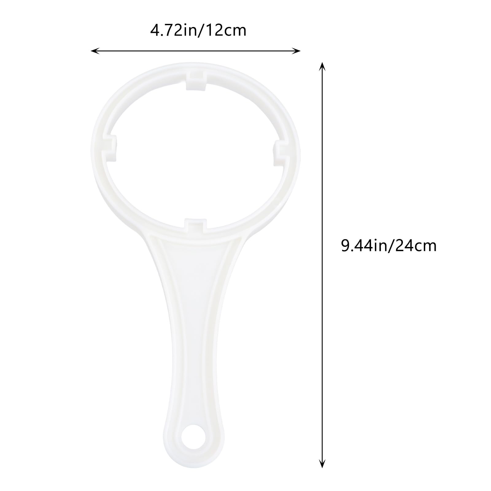 Yardwe Filter Key Water Filter Key Ro Spanner Plastic Filter System Water Filter System Filter Canister Opener for Osmosis Drinking Water Filter Housing 10 Inch - Image 3