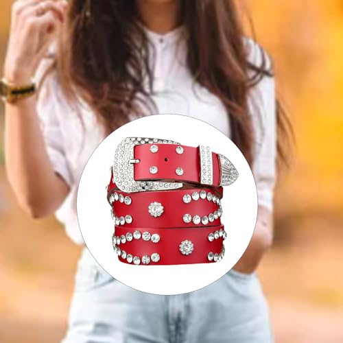 Waist Belt, Belts Adult Temperament Commuting Waist Belts Western Cowgirl Fashion Belt for Jeans Skirt4