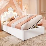 TÊTE DE LIT AJUSTABLE : Le lit enfant 90x200 bénéficie d’un dosseret inclinable selon les préférences de votre enfant. Que ce soit pour lire ou se reposer, l’angle s’ajuste facilement. Ce lit une place offre un soutien optimal, transformant chaque moment dans le lit princesse en instant de détente parfaitement adapté.