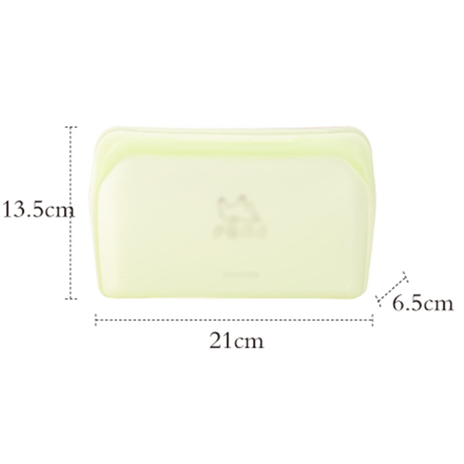 Bolsa de Almuerzo, Bolsa de Almacenamiento Reutilizable de Silicona, contenedor de Almacenamiento de preparación de Alimentos, for Horno, microondas, lavavajillas, 4 Piezas