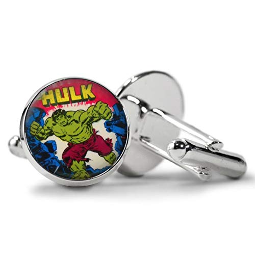 Vintage The Hulk Button Reproduction Cufflink Set