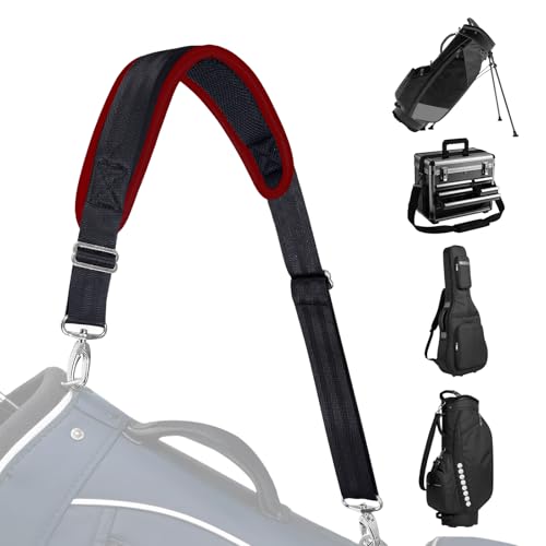 Image of Shoulder Strap for Bag Universal Replacement 58 inch /67 inch Fixed Padded Adjustable Buckle Heavy Duty Shoulder Strap