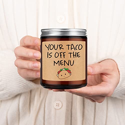 Leado Scented Candles - Funny Engagement Gift, Bridal Shower Gift, Taco Candles - Engagement Gifts For Women, Couples, Newly Engaged Friends - Wedding Gifts, Bachelorette Gifts For Bride, Bride To Be #TOP4