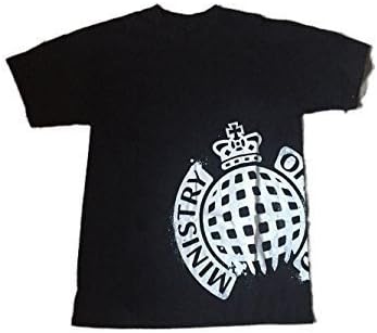 Ministry of Sound - Distressed Black Logo - Official Mens T Shirt (L)
