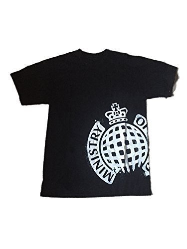 Ministry of Sound - Distressed Black Logo - Official Mens T Shirt (L)