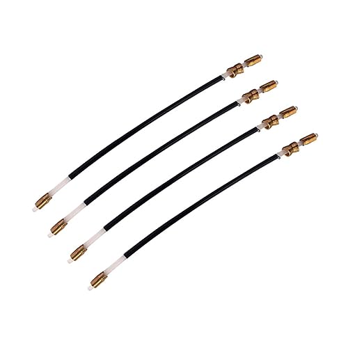 Yardwe 4pcs Violin Tailgut Tailcord Durable Nylon End Rope for Violin Accessories Replacement Parts Easy to Use Black