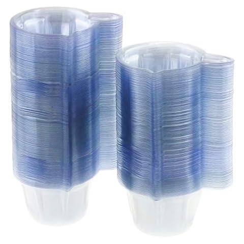 Jyongmer 200 Pack Urine Cups, Disposable Plastic Urine Collection Cups, 40ml Specimen Container for Pregnancy Confirm/Ovulation Test/pH Test Etc Cover