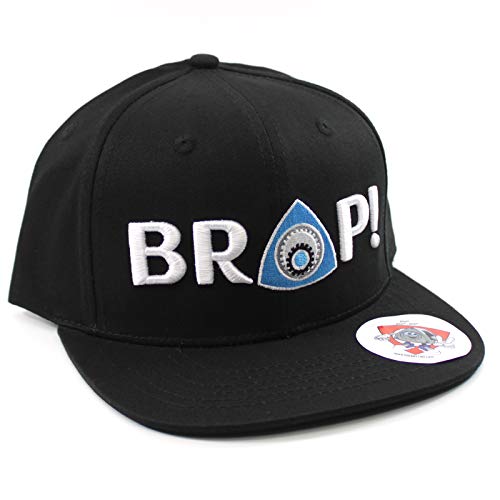Rotary13B1 BRAP! Baseball Cap - Flat Brim Black Hat
