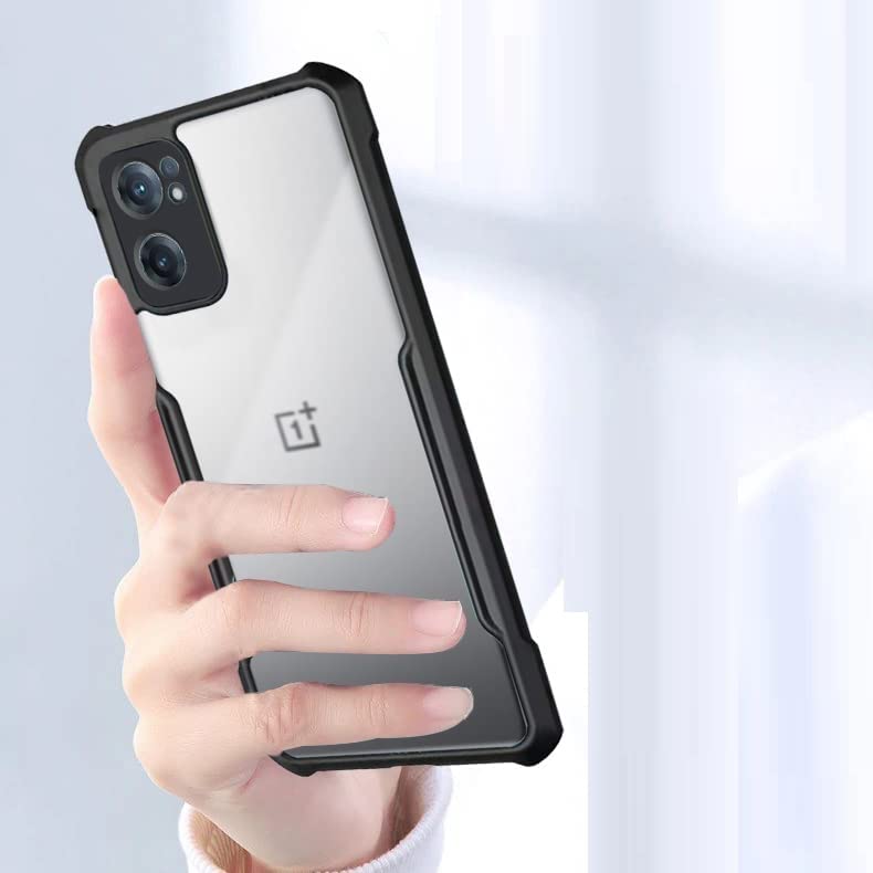 Image of SPAZY CASE OnePlus Nord CE 2 5G Back Cover | Transparent Crystal Clear Hard PC Back Case with TPU Bumper, Military-Grade Drop Protection Case Cover for Oneplus Nord CE 2