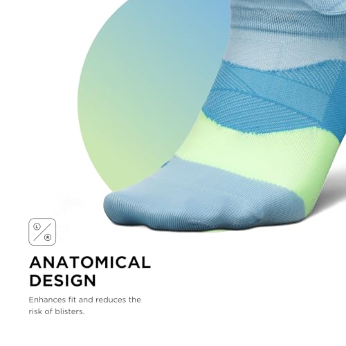 Image of Feetures Elite Light Cushion Mini Crew Sock - Sport Sock with Targeted Compression