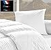 Couette blanche 450GR/M² "FABRICATION FRANCAISE" (1 place) 140 x 200 + Oreiller 60 x 60 cm