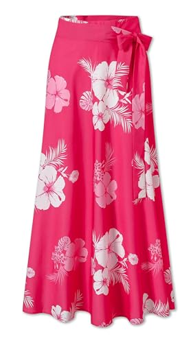 Cromoncent Womens Boho Floral Wrap Maxi Skirt Summer Tie Up Waist Split Beach Skirts3