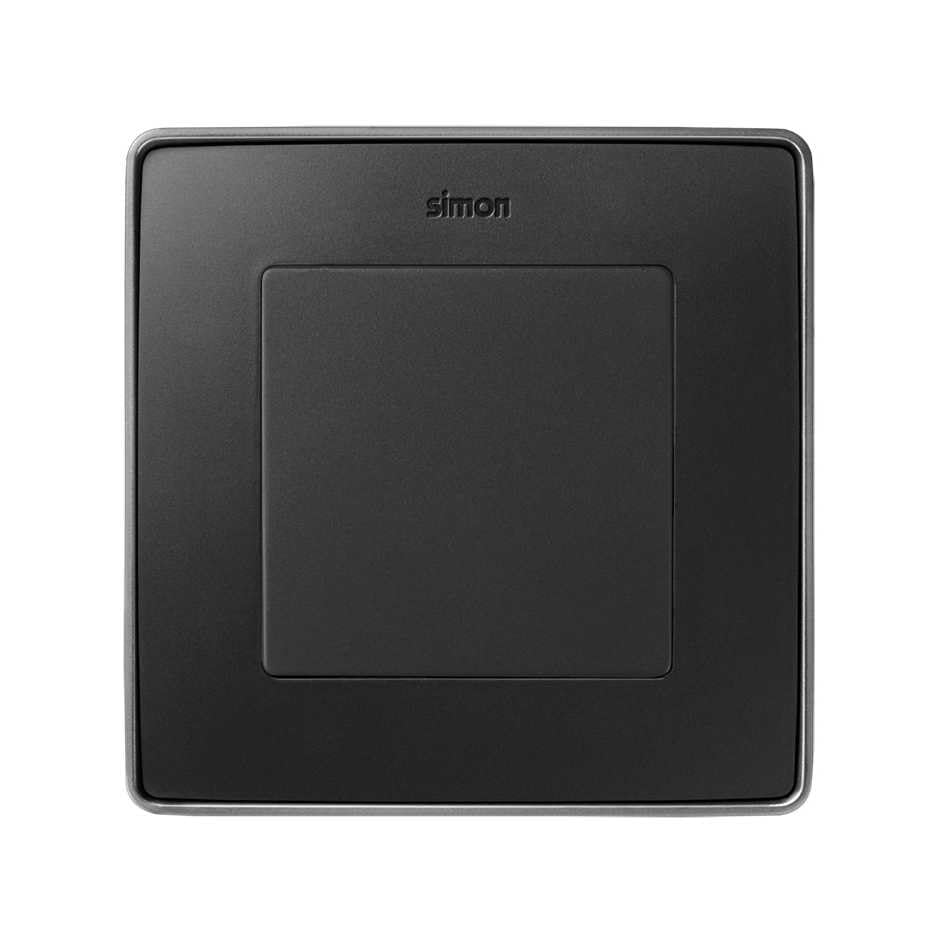 Simon 82800-38 placa de pared y cubierta de interruptor Grafito