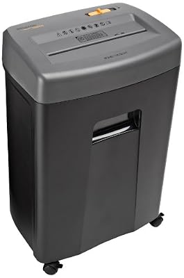 Amazon Basics 17-Sheet Cross Cut Paper, CD, and Credit Card Shredder with Pullout Basket, Black