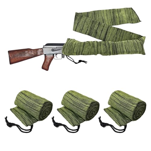 Calcetín de Pistola de Manga de Rifle - Protector de Escopeta de Punto de Caza de 54 'Cubierta a Prueba de Polvo para Rifles con o sin Almacenamiento de Alcance, 3 PCS