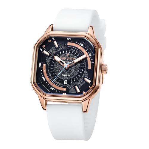 Image of Daniel Hechter Paris Rivoli Collection Modern Analog Watch for Men with Octagon Dial and Silicon Band-DHM1003