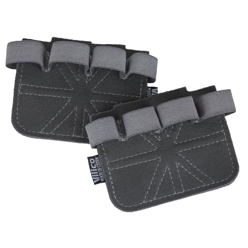 SUJAYU Leather Weight Lifting Gloves, Lifting Grips Weightlifting Gloves for Men Women, Weight Glove Gym Glove for Weightlifting Deadlift Exercise Pull-up (Grey)