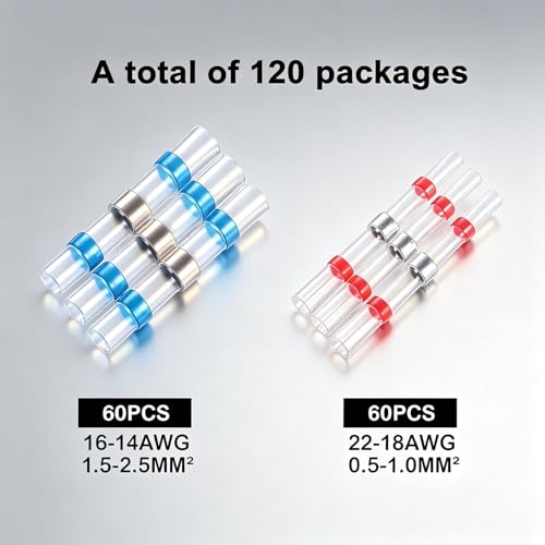 Connecteurs de fils électriques thermo-rétractables étanches de qualité marine automobile - 3
