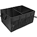Produktbild Zodae Auto Faltbox, Kofferraum-Organizer, Faltbare Autotasche, Faltkorb, Aufbewahrung Taschen, Kofferraumtasche, schwarz 53x38x26cm