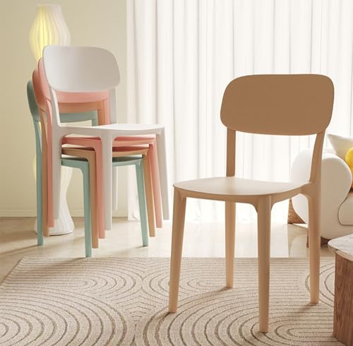 Chaises de salle à manger pour petits espaces plastique robuste capacité de charge 400kg