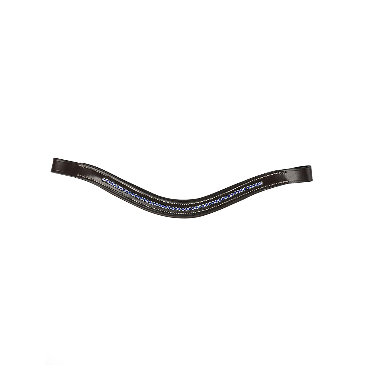 LeMieux Hobby Horse Crystal Browband - add some sparkle to your Hobby Horse Bridle - Brown Leather