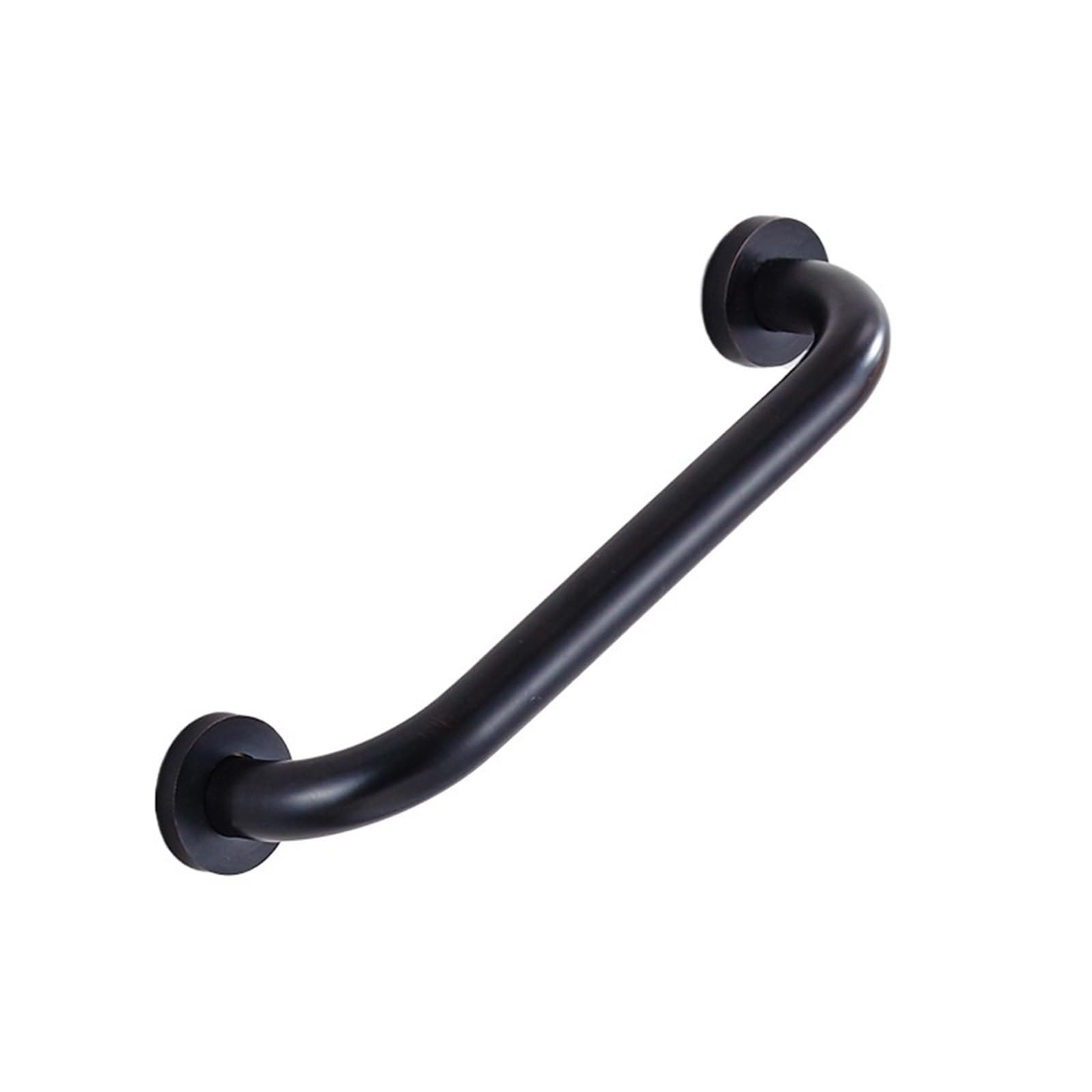 WDSOPK Bathroom ?Handles ? Grab Rail Gold Brass Wall Mounted Bathroom Armrest Handle Bathtub Grab Bar Toilet Elderly Handrail Home Safety Bath Grab Bar（Black-30cm）
