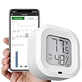 YIFLY Mini Thermometer Hygrometer Sensor Bluetooth Humidity Sensor Indoor Thermometer Outdoor...