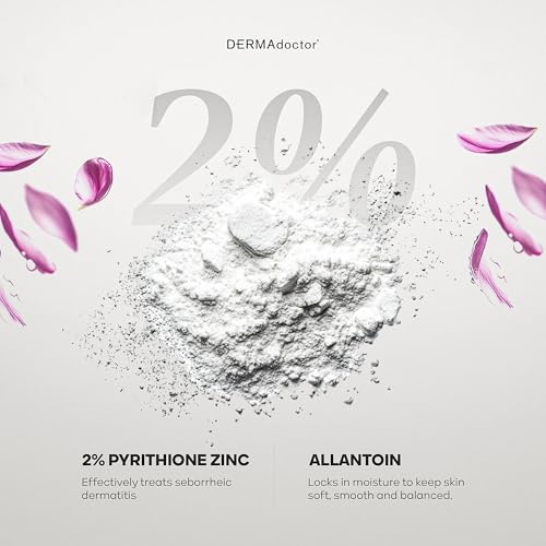 Image of DERMAdoctor 2% Pyrithione Zinc Anti-Dandruff Shampoo, 7.1 oz, 2-Pack