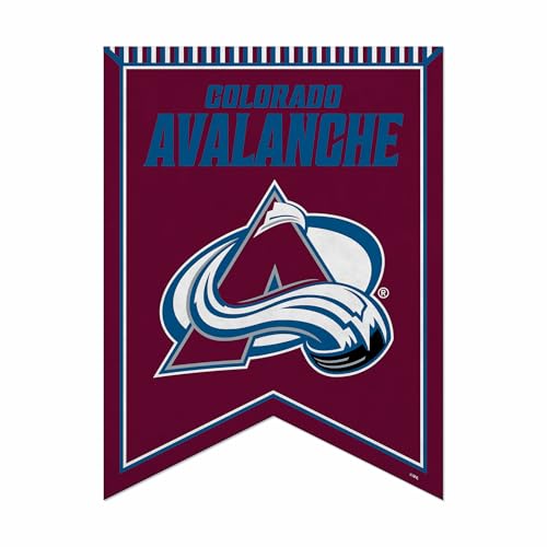Fanion de hockey NHL Colorado Avalanche en feutre, idée cadeau originale pour fan
