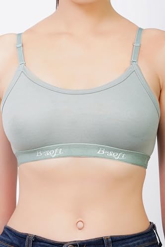 Image of Medium Impact Sports Bra for Women | Daily Use | Non-Wired | Non-Padded | Seamless Bra | Full Coverage | Suitable for Gym,Yoga,Workout