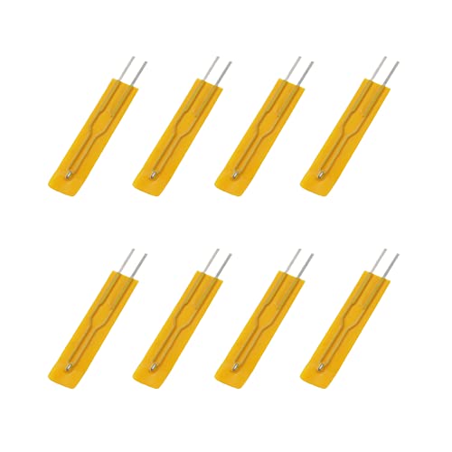 FLEXMAN 50Pcs Thin Film Thermistors, 0.15 Thickness Fast Speed Metal Film NTC Thermistor for Electric Power, Aerospace, Communication Network, Consumer Electronics, Automobile