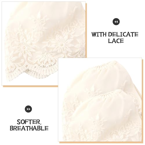 Bonnets pour bébés en dentelle douce de qualité supérieure lot de 2