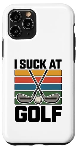I Suck At Golf Joke ʔSt s Ȓj St X}zP[X iPhone 11 Pro p