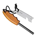 Melhor Pederneira de 2025: Guia de Compra Completo 7 Amosfun Kit de iniciadores de fogo de sobrevivência, aço de pedra, magnésio, aço de pedra, raspador de fogo para kits de sobrevivência de emergência, acampamento, caminhada